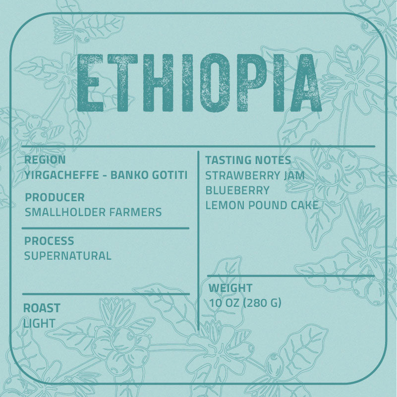 Ethiopia Yirgacheffe – Banko Gotiti Supernatural