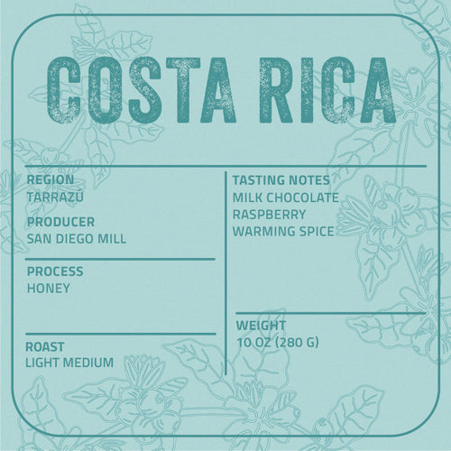 Costa Rica Tarrazú – San Diego Honey