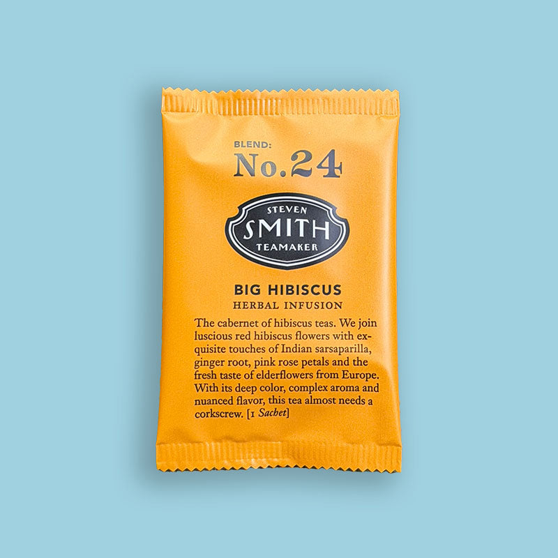 Smith Teamaker No. 24 Big Hibiscus pantry filler with 100 individually wrapped sachets